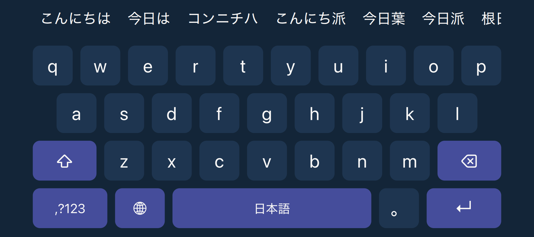 Japanese Romaji layout
